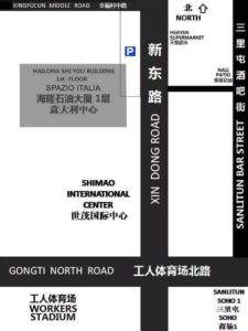Spazio Italia_location map BW